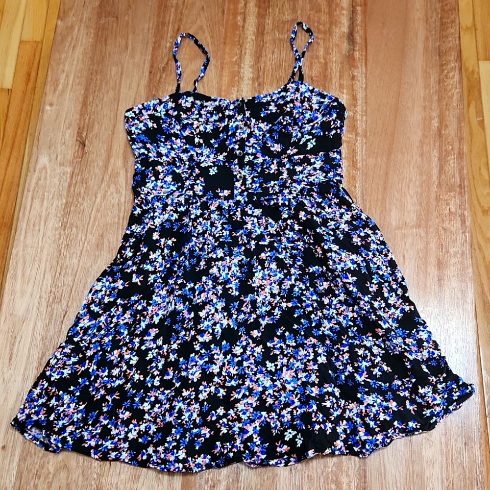 Express black and floral sundress